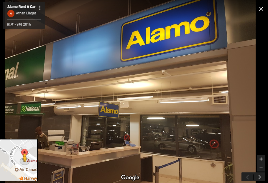 Ottawa International Airport Store Alamo Car Rental